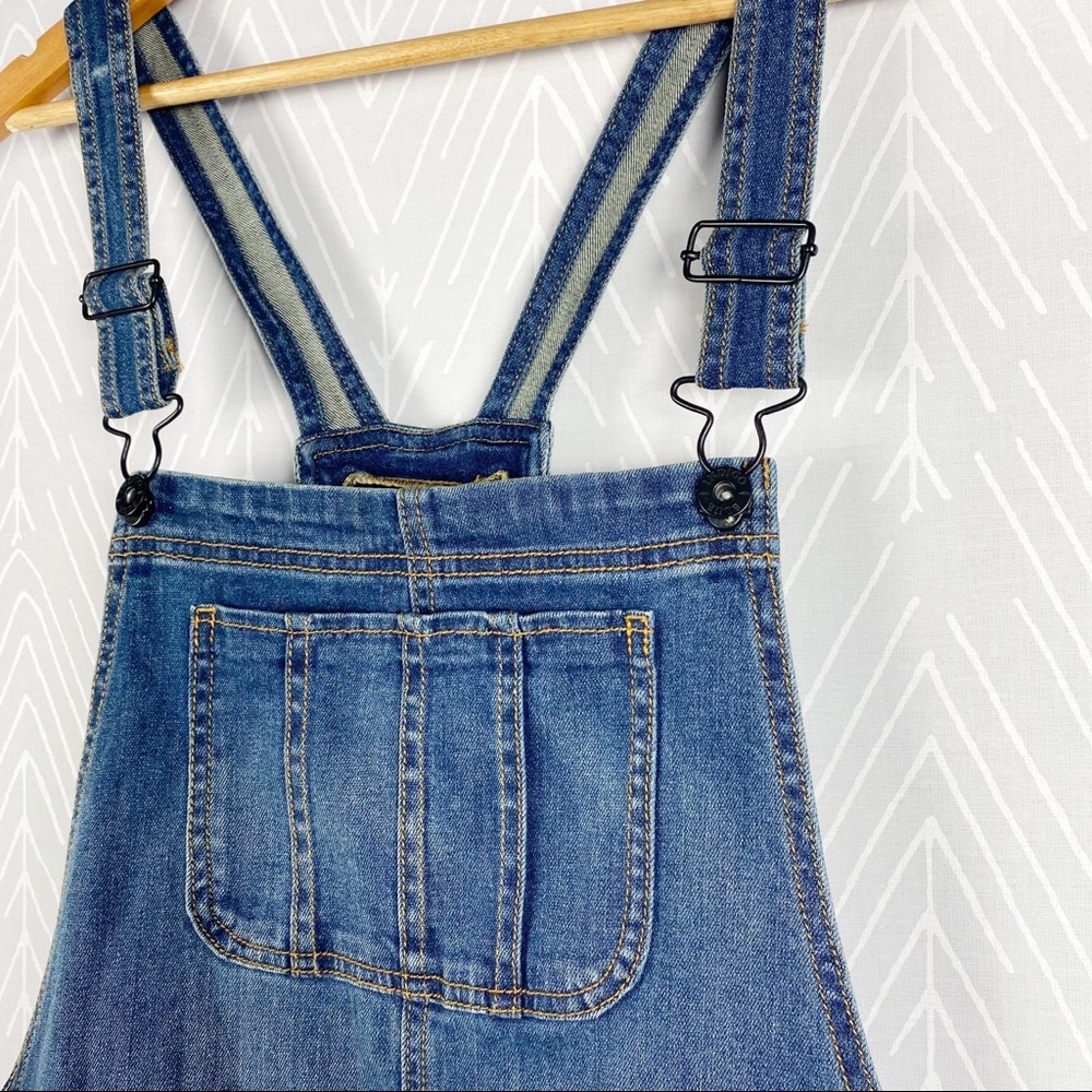 INDIGO BLUE Side Panel Letdown Hem Maternity Overalls NWT. - Picture 10 of 13